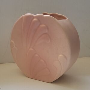 Vintage Weller Art Deco Blush Ceramic Vase